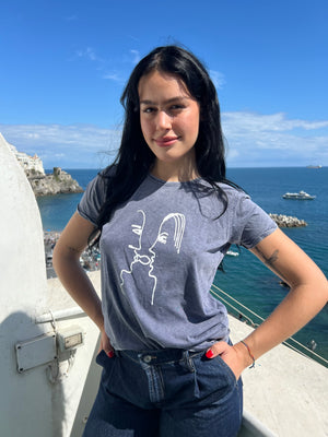 The AMALFI KISS T-shirt, in organic cotton. - JP Amalfi