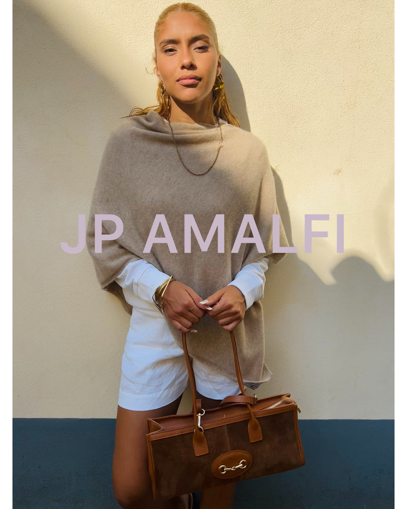 Poncho in 100% cachemere _made on the amalfi coast - JP Amalfi
