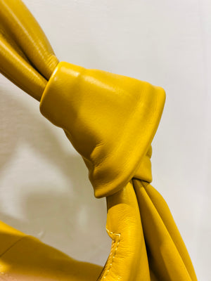 Ocra leather bag_ borsa in pelle- made in  Italy - JP Amalfi