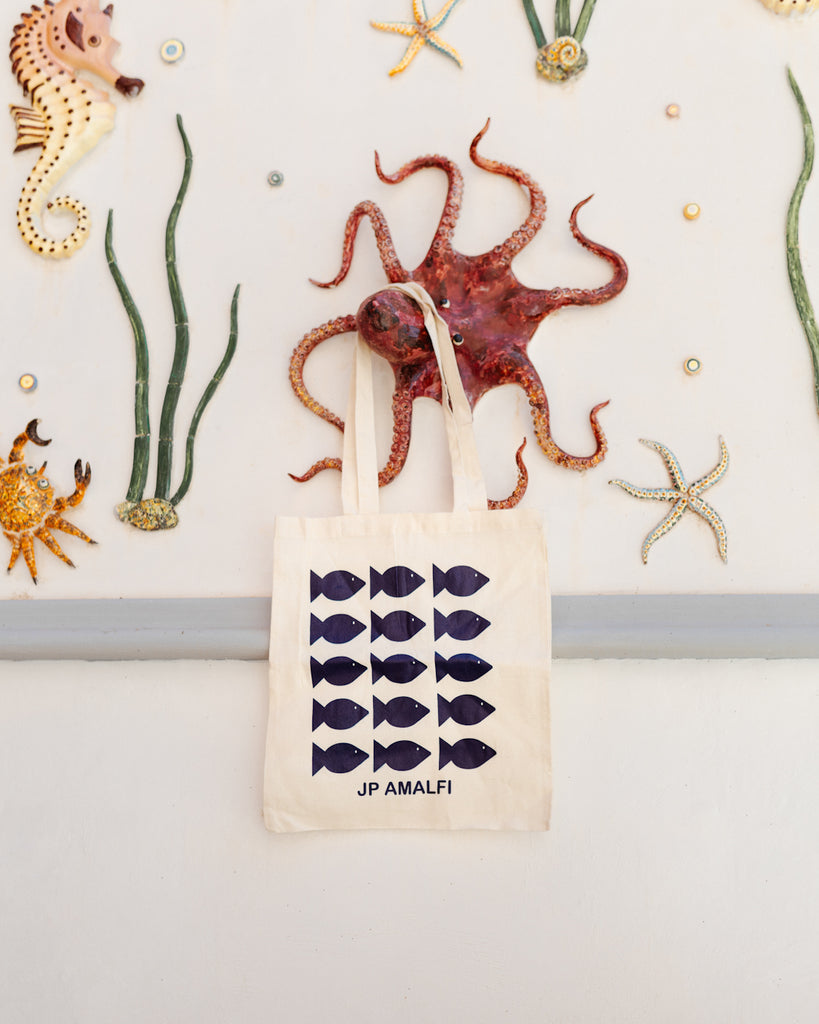 The classic Amalfi coast fish tote bag - JP Amalfi