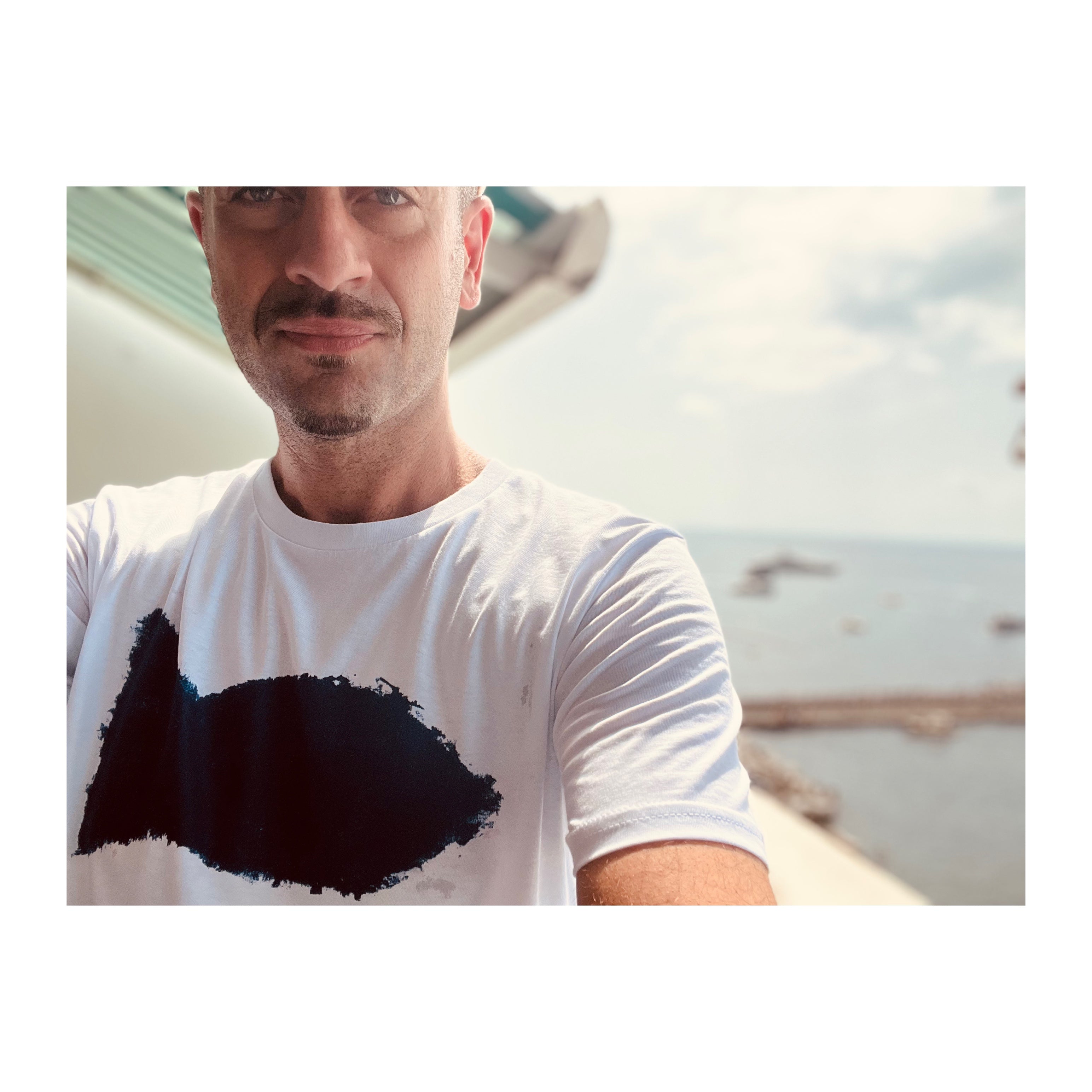 Copia del The Amalfi coast  "Pescione" t-shirt - white version - JP Amalfi
