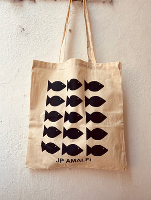 Apri immagine nella presentazione, The classic Amalfi coast fish tote bag - JP Amalfi
