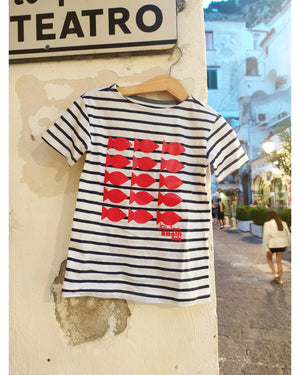 Stripes Baby fish t-shirt - JP Amalfi