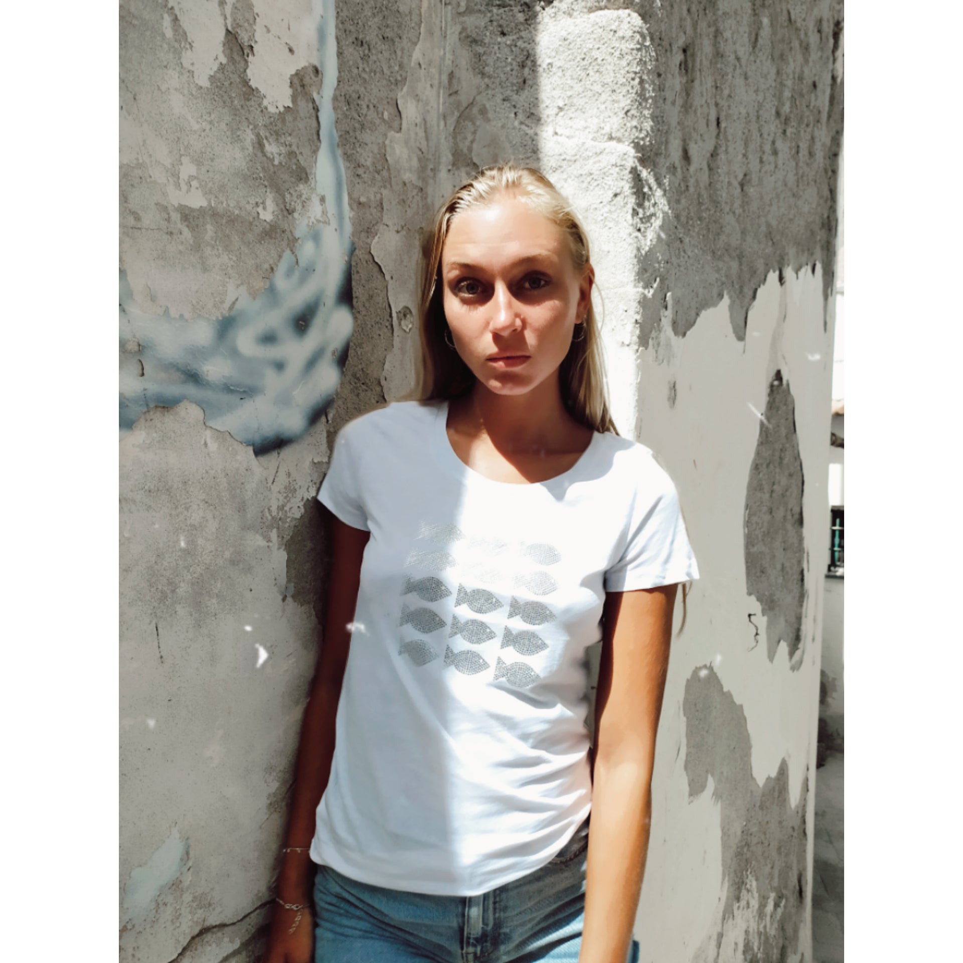 Glitter fish_ woman t-shirt - JP Amalfi
